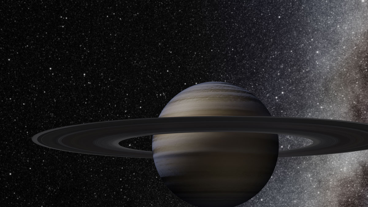 Blenderで制作したsaturn土星